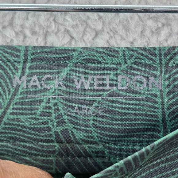 Mack Weldon Men's Green Hybrid Board Shorts Stretch Swim Size L - Picture 9 of 15